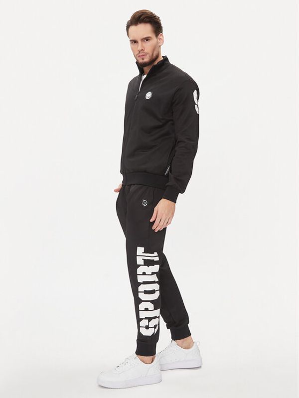 Plein Sport Plein Sport Trenerka Jogging Tracksuit: Top/Trousers AACC MJJ0606 SJO002N Crna Regular Fit
