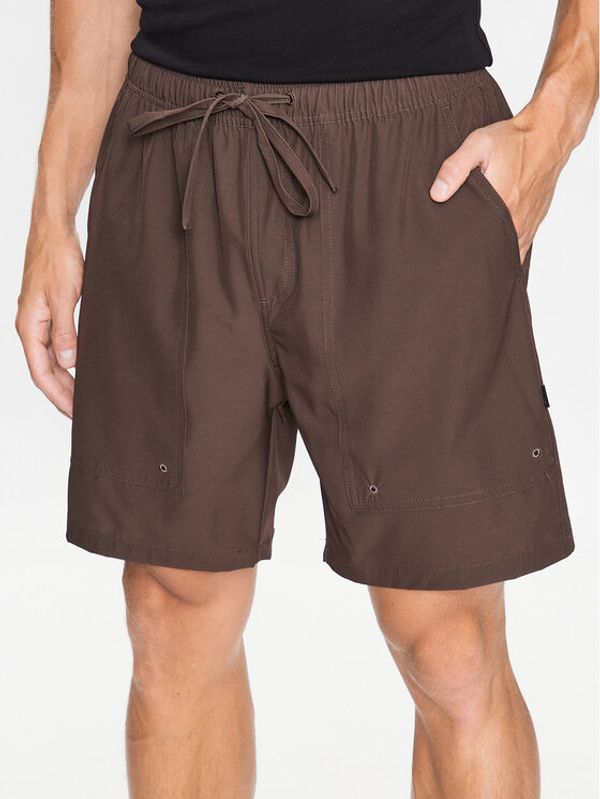 Poler Poler Sportske kratke hlače Adventure 231APM4004 Smeđa Regular Fit