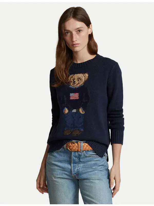 Polo Ralph Lauren Polo Ralph Lauren Džemper 211927070001 Tamnoplava Relaxed Fit