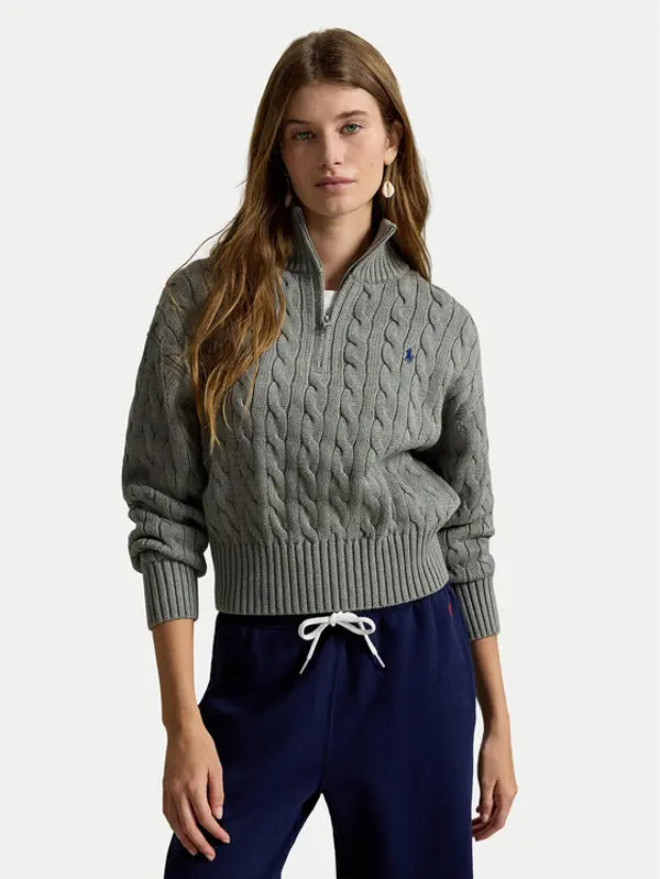 Polo Ralph Lauren Polo Ralph Lauren Džemper 211963467506 Siva Regular Fit