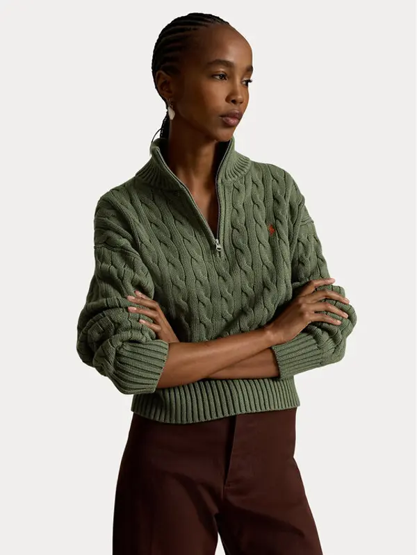 Polo Ralph Lauren Polo Ralph Lauren Džemper 211963467508 Zelena Regular Fit