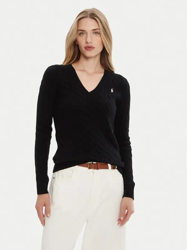 Polo Ralph Lauren Polo Ralph Lauren Džemper 211971866005 Crna Slim Fit
