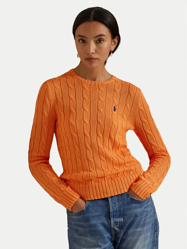 Polo Ralph Lauren Polo Ralph Lauren Džemper 211971869014 Narančasta Slim Fit
