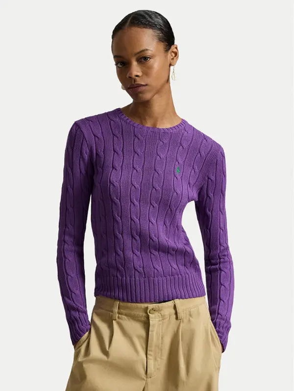 Polo Ralph Lauren Polo Ralph Lauren Džemper 211971869503 Ljubičasta Slim Fit