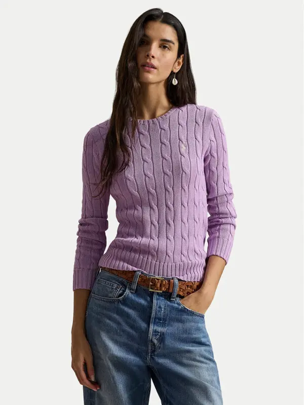 Polo Ralph Lauren Polo Ralph Lauren Džemper 211971869505 Ljubičasta Slim Fit