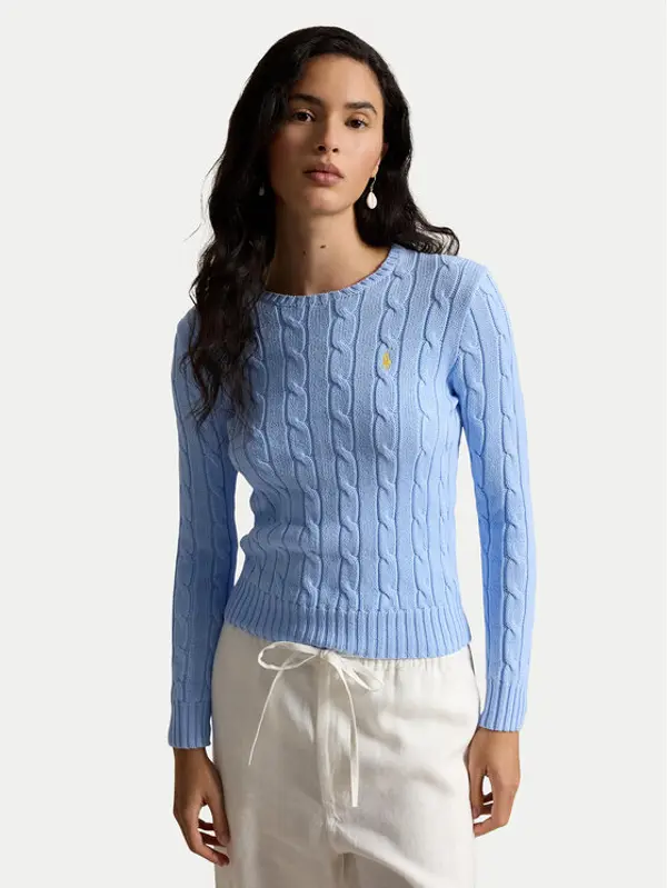 Polo Ralph Lauren Polo Ralph Lauren Džemper 211971869512 Svijetlo plava Slim Fit