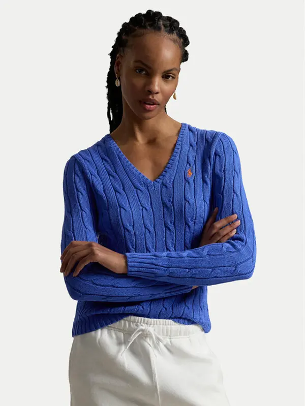Polo Ralph Lauren Polo Ralph Lauren Džemper 211971870504 Plava Slim Fit