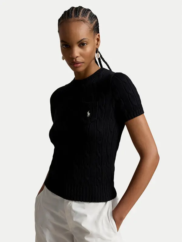 Polo Ralph Lauren Polo Ralph Lauren Džemper 211971873506 Crna Slim Fit
