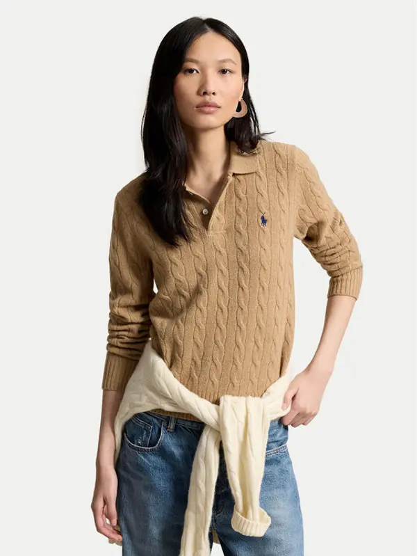 Polo Ralph Lauren Polo Ralph Lauren Džemper 211972132002 Svijetlo smeđa Regular Fit