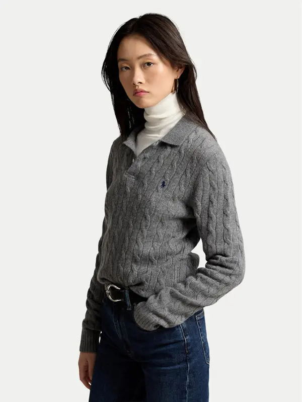 Polo Ralph Lauren Polo Ralph Lauren Džemper 211972132500 Siva Regular Fit