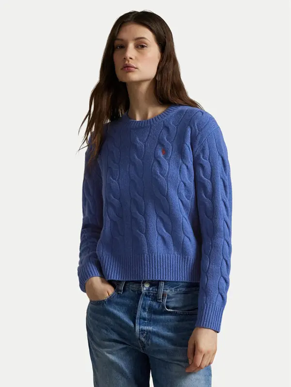 Polo Ralph Lauren Polo Ralph Lauren Džemper 211A91216004 Plava Straight Fit