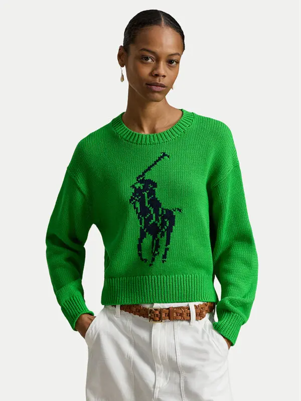 Polo Ralph Lauren Polo Ralph Lauren Džemper 211A96234003 Zelena Relaxed Fit