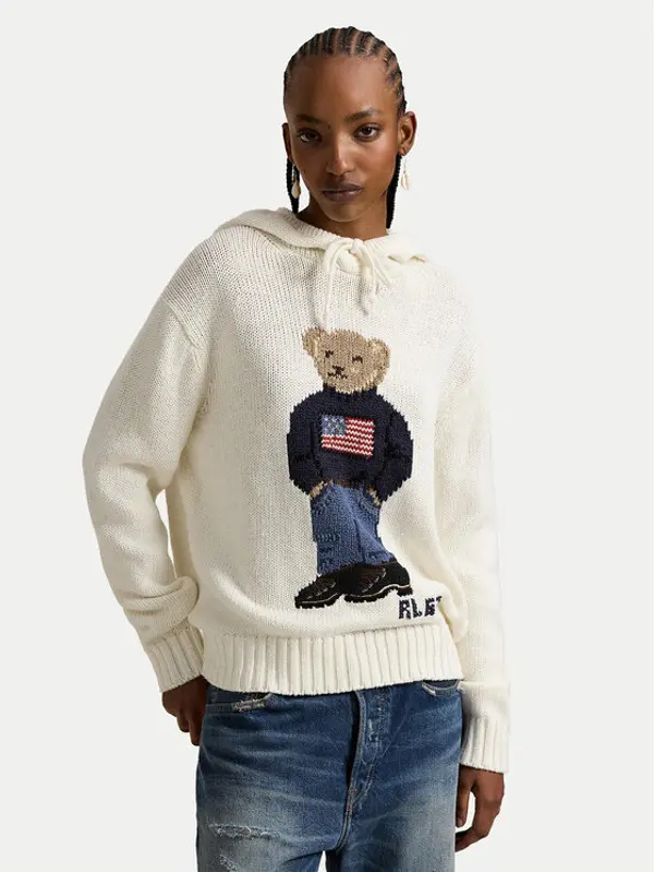 Polo Ralph Lauren Polo Ralph Lauren Džemper 211A96253001 Écru Relaxed Fit