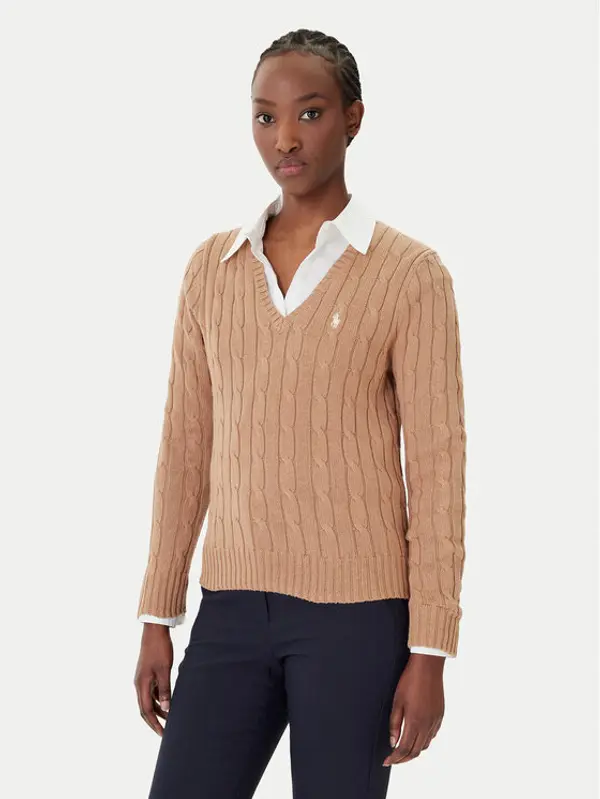 Polo Ralph Lauren Polo Ralph Lauren Džemper 211B16797001 Bež Slim Fit