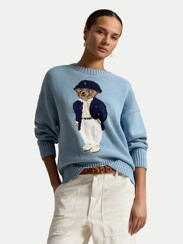 Polo Ralph Lauren Polo Ralph Lauren Džemper 211B17743001 Plava Regular Fit
