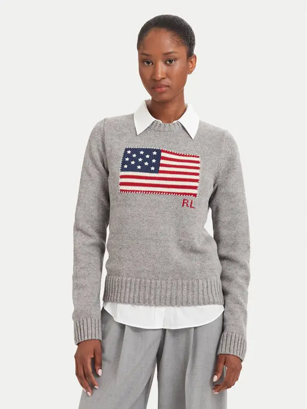Polo Ralph Lauren Polo Ralph Lauren Džemper 211B28830002 Siva Regular Fit