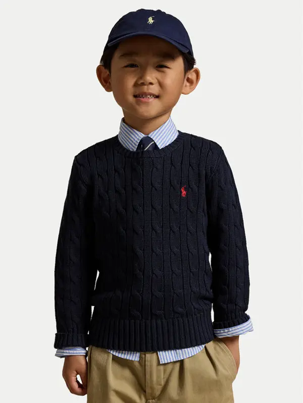 Polo Ralph Lauren Polo Ralph Lauren Džemper 322702674060 Tamnoplava Regular Fit