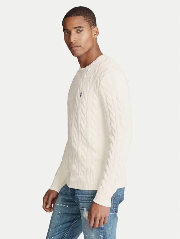 Polo Ralph Lauren Polo Ralph Lauren Džemper 710775885024 Écru Regular Fit