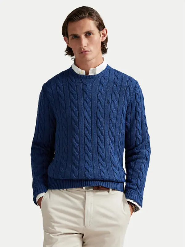 Polo Ralph Lauren Polo Ralph Lauren Džemper 710775885532 Tamnoplava Regular Fit