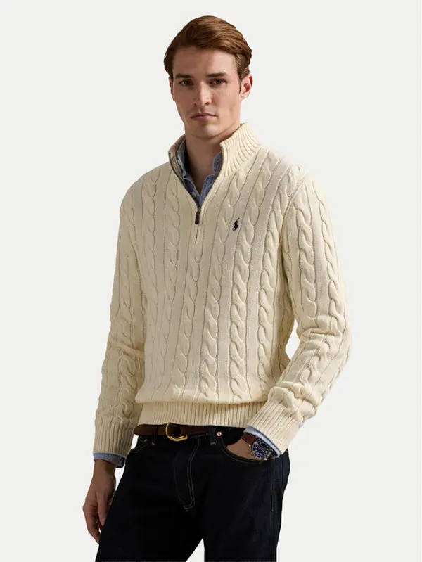 Polo Ralph Lauren Polo Ralph Lauren Džemper 710810841015 Bež Regular Fit