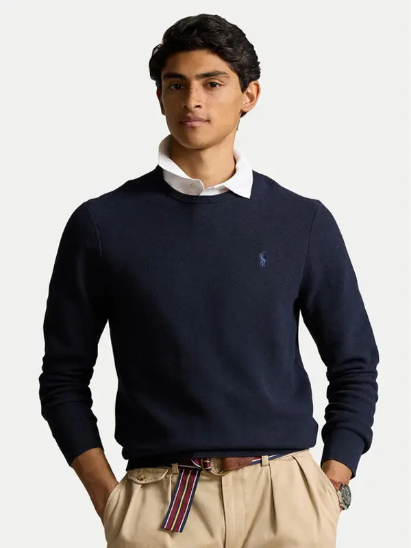 Polo Ralph Lauren Polo Ralph Lauren Džemper 710918163001 Tamnoplava Regular Fit