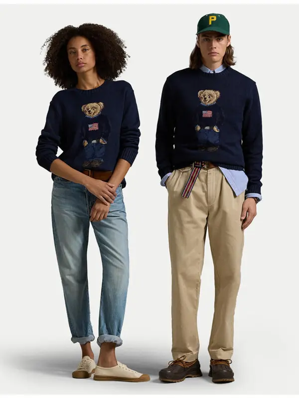 Polo Ralph Lauren Polo Ralph Lauren Džemper 710946137001 Tamnoplava Regular Fit