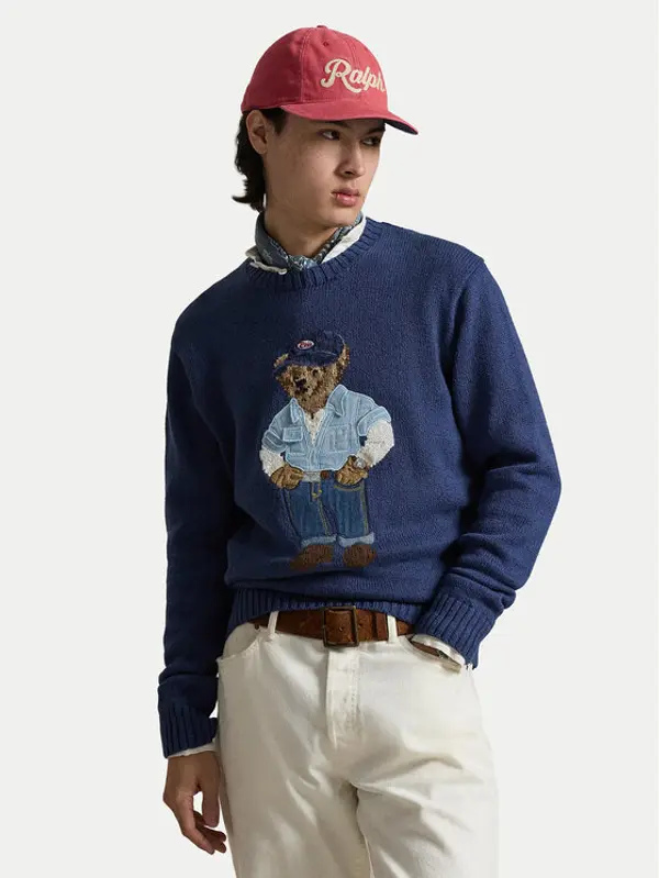 Polo Ralph Lauren Polo Ralph Lauren Džemper 710A13002001 Plava Regular Fit