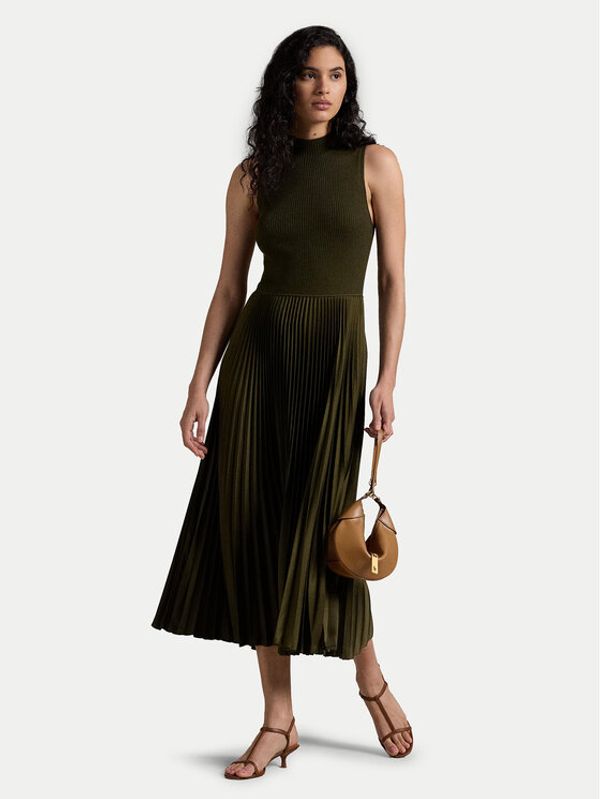 Polo Ralph Lauren Polo Ralph Lauren Džemper haljina 211910816002 Zelena Slim Fit