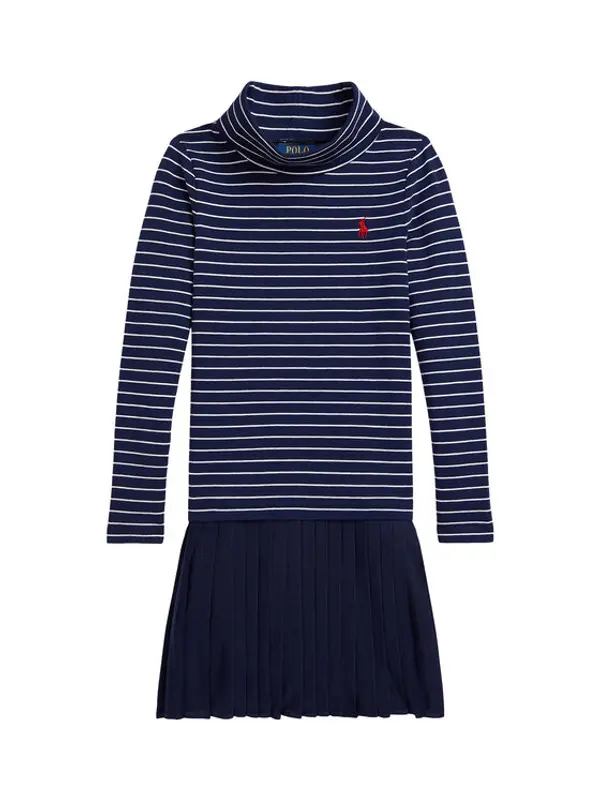 Polo Ralph Lauren Polo Ralph Lauren Džemper haljina 312980676001 Tamnoplava Regular Fit