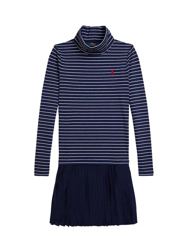 Polo Ralph Lauren Polo Ralph Lauren Džemper haljina 313980676001 Tamnoplava Regular Fit