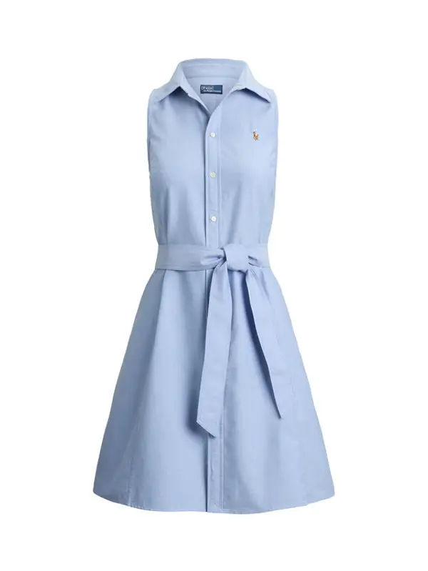 Polo Ralph Lauren Polo Ralph Lauren Haljina košulja 211968897002 Svijetlo plava Regular Fit
