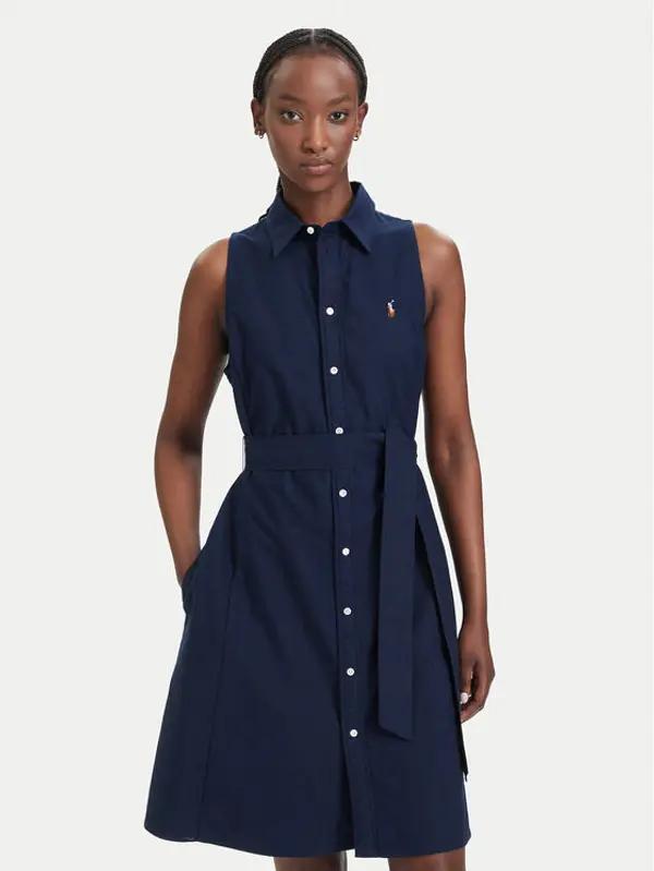 Polo Ralph Lauren Polo Ralph Lauren Haljina košulja 211968897004 Tamnoplava Regular Fit