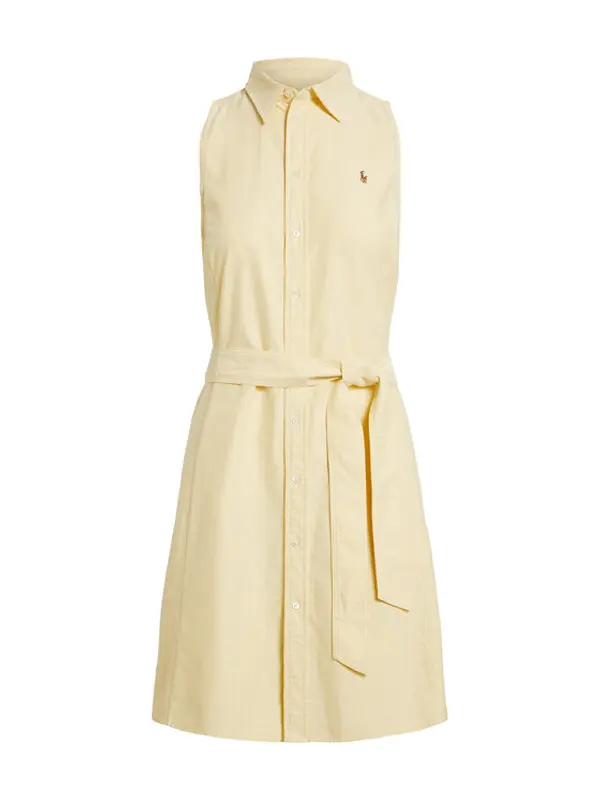 Polo Ralph Lauren Polo Ralph Lauren Haljina košulja 211968897500 Svijetlo žuta Regular Fit