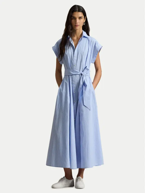 Polo Ralph Lauren Polo Ralph Lauren Haljina košulja 211A96363001 Svijetloplava Regular Fit