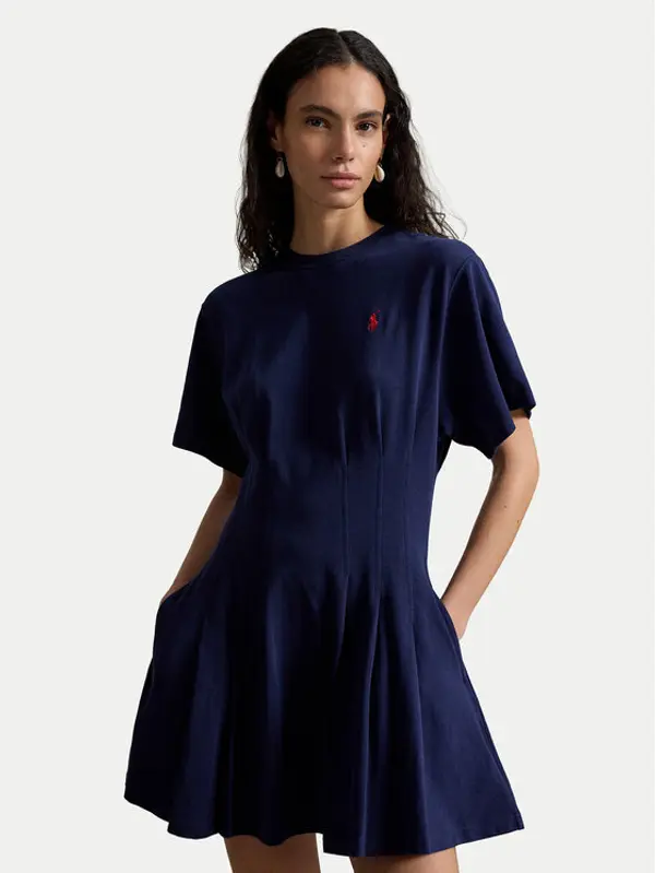 Polo Ralph Lauren Polo Ralph Lauren Haljina za svaki dan 211A96342004 Tamnoplava Slim Fit