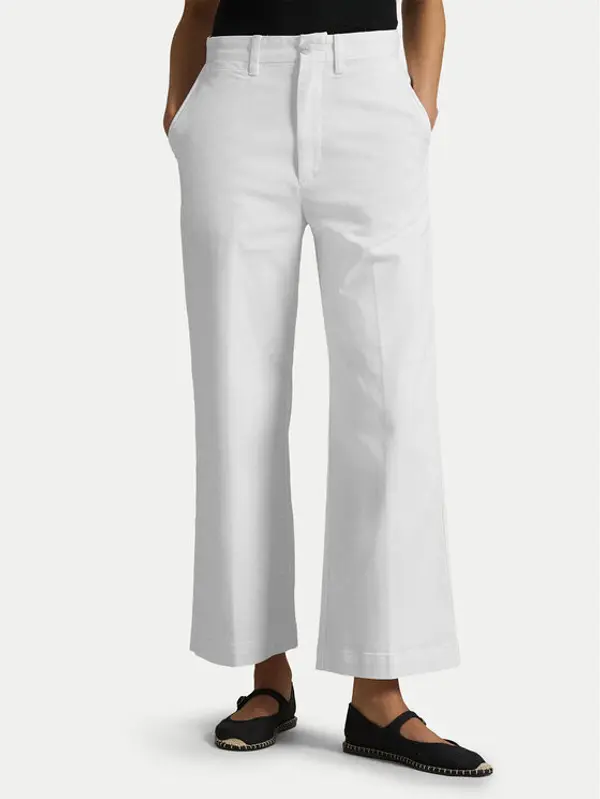 Polo Ralph Lauren Polo Ralph Lauren Hlače 211873988002 Écru Wide Leg