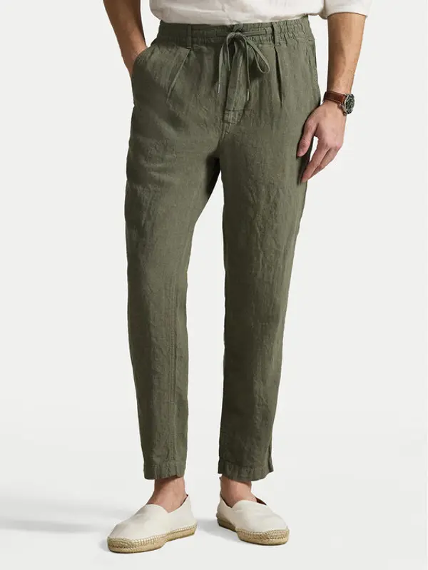 Polo Ralph Lauren Polo Ralph Lauren Hlače 710940611009 Zelena Tapered Fit