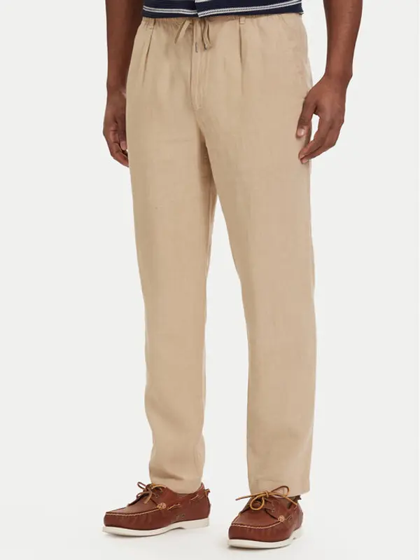 Polo Ralph Lauren Polo Ralph Lauren Hlače 710940611010 Svijetlo bež Tapered Fit