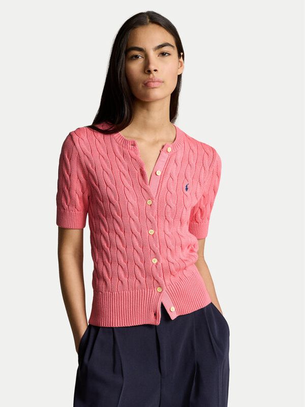 Polo Ralph Lauren Polo Ralph Lauren Kardigan 211906814004 Ružičasta Slim Fit