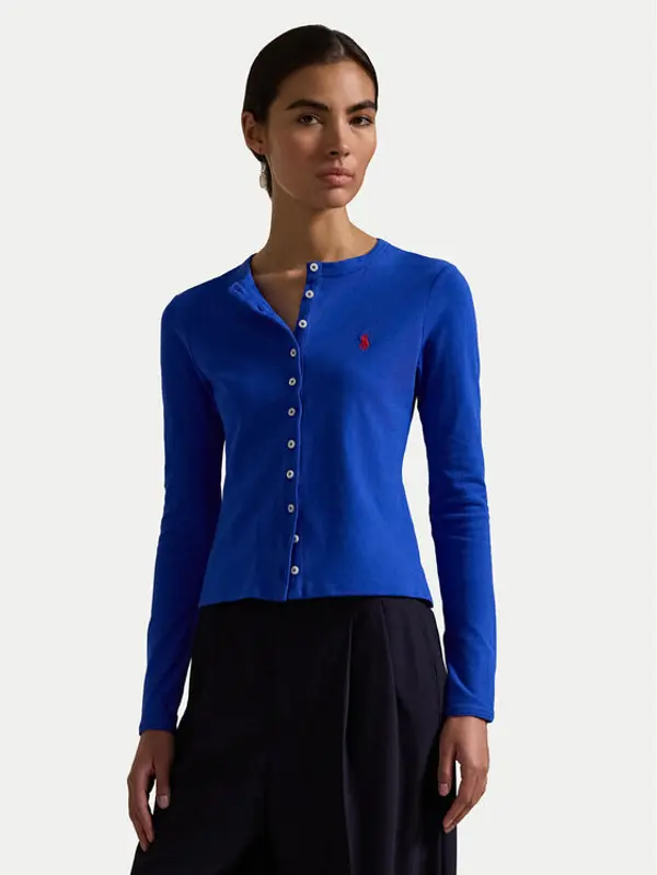 Polo Ralph Lauren Polo Ralph Lauren Kardigan 211941175007 Plava Slim Fit