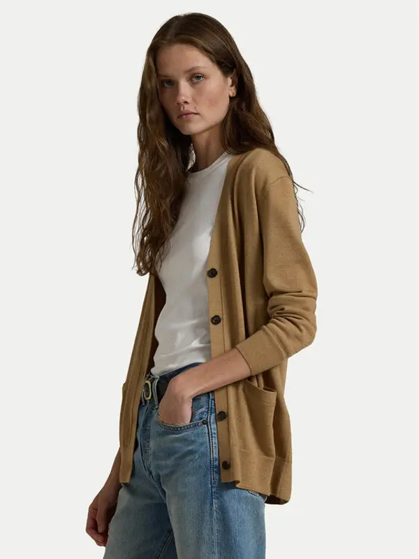 Polo Ralph Lauren Polo Ralph Lauren Kardigan 211956233001 Bež Relaxed Fit