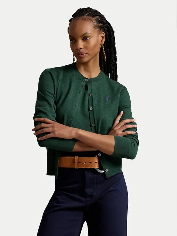 Polo Ralph Lauren Polo Ralph Lauren Kardigan 211971871506 Zelena Regular Fit