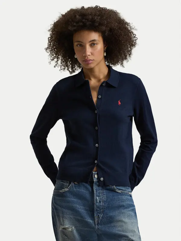Polo Ralph Lauren Polo Ralph Lauren Kardigan 211972110502 Tamnoplava Slim Fit