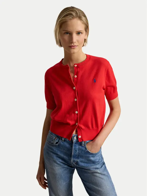 Polo Ralph Lauren Polo Ralph Lauren Kardigan 211A12718002 Crvena Regular Fit