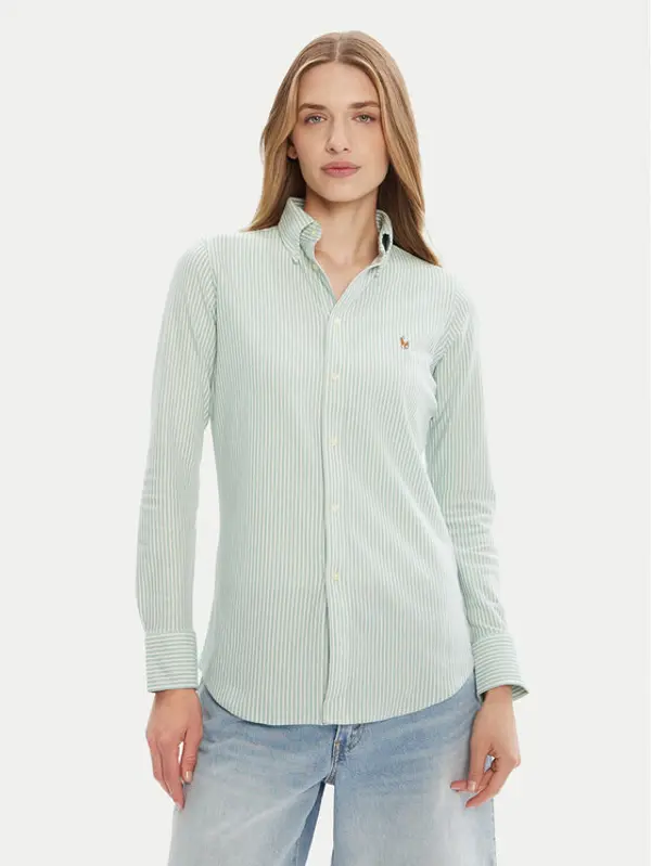 Polo Ralph Lauren Polo Ralph Lauren Košulja 211910131011 Zelena Classic Fit