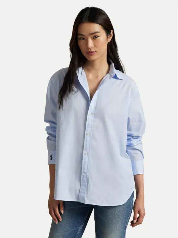 Polo Ralph Lauren Polo Ralph Lauren Košulja 211968220002 Svijetloplava Oversize