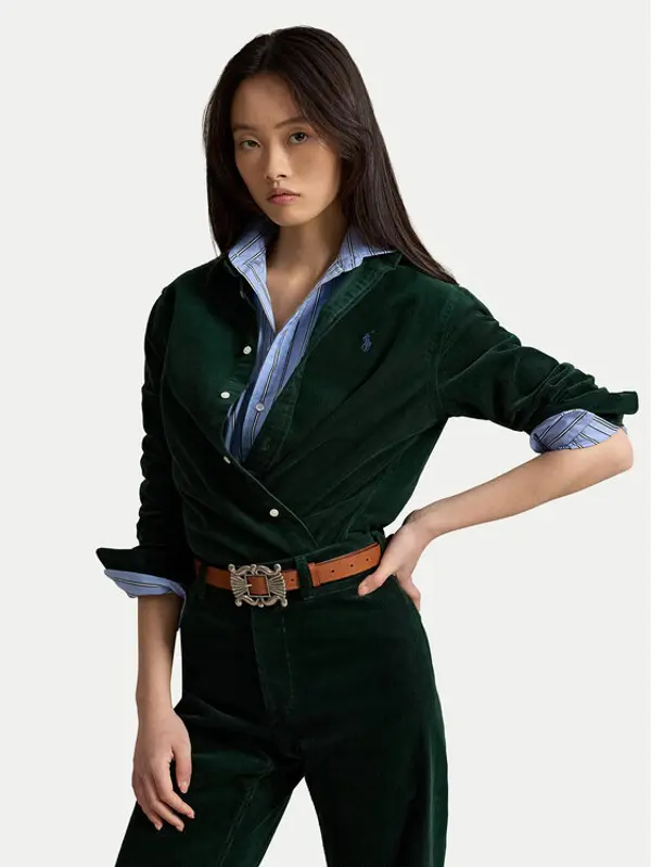 Polo Ralph Lauren Polo Ralph Lauren Košulja 211A93203011 Zelena Regular Fit