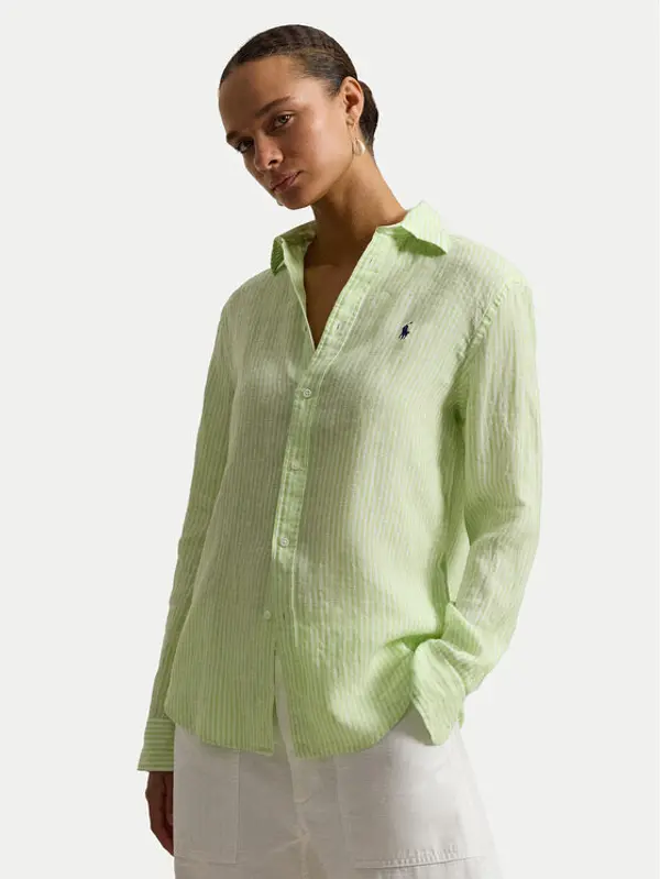 Polo Ralph Lauren Polo Ralph Lauren Košulja 211A96158001 Zelena Classic Fit