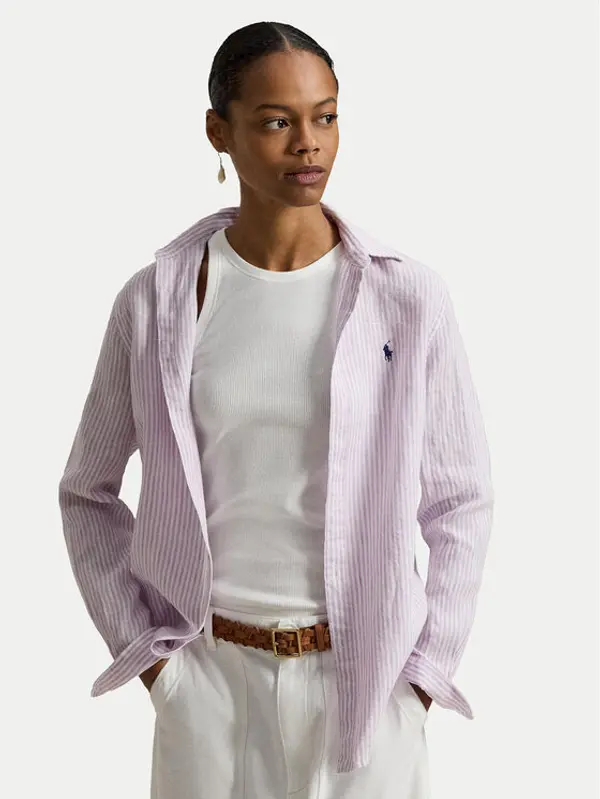 Polo Ralph Lauren Polo Ralph Lauren Košulja 211A96158006 Ljubičasta Classic Fit