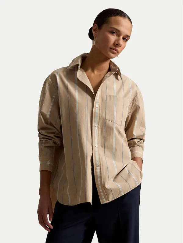 Polo Ralph Lauren Polo Ralph Lauren Košulja 211B17125001 Bež Oversize